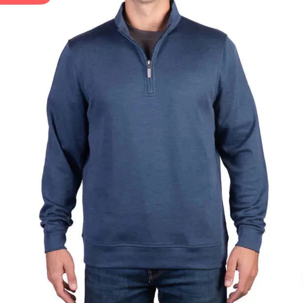 Kirkland Signature men’s 1/4 zip sweater/sweatshirt size Large